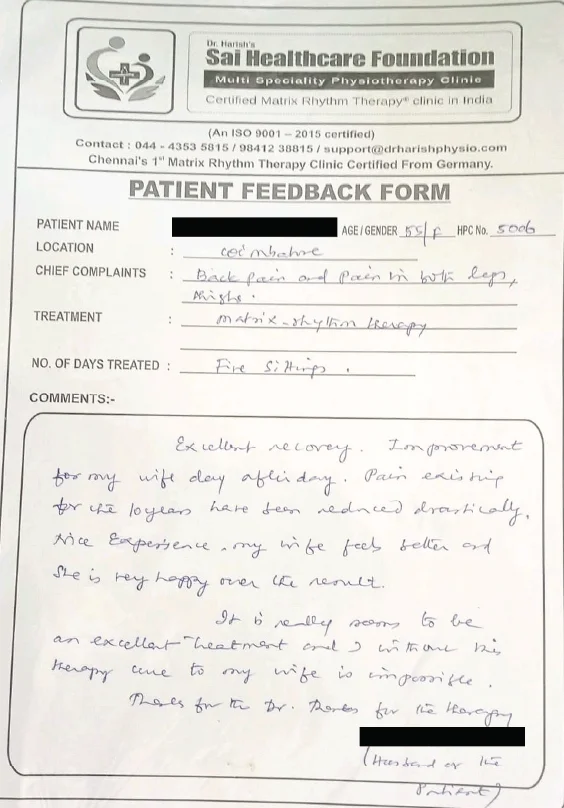 Patient Feedback