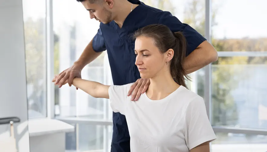 Physiotherapy for shoulder pain